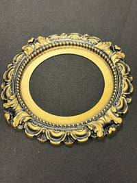 antique brass recessed lighting medallion for 5 and 6" canister, LED Retrofit by Beaux-Arts Classic Products
