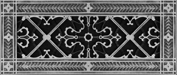 Vent Cover in nickel | Craftsman style | Beaux-Arts classic products