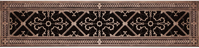 Craftsman Style Grille:  Covers a 4"x24" Duct/Opening | Vent Cover