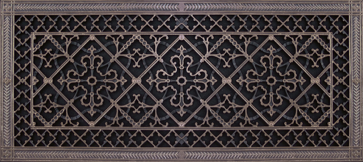 Craftsman Style Grille:  Covers a 12"x30" Duct/Opening | Vent Cover
