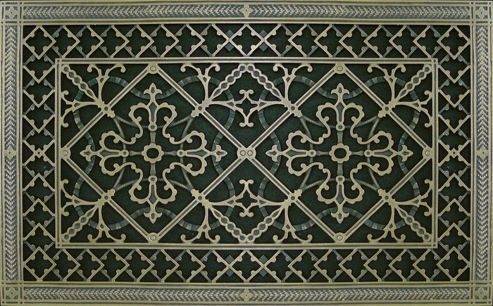 Craftsman Style Grille:  Covers a 14"x24" Duct/Opening | Vent Cover