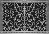 French Style-Louis XIV Grille:  Covers a 16"x24" Duct/Opening | Vent Cover