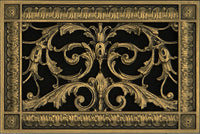 Louis XIV style vent cover by Beaux-Arts Classic Products | Decorative grille to cover a 6"x10" duct