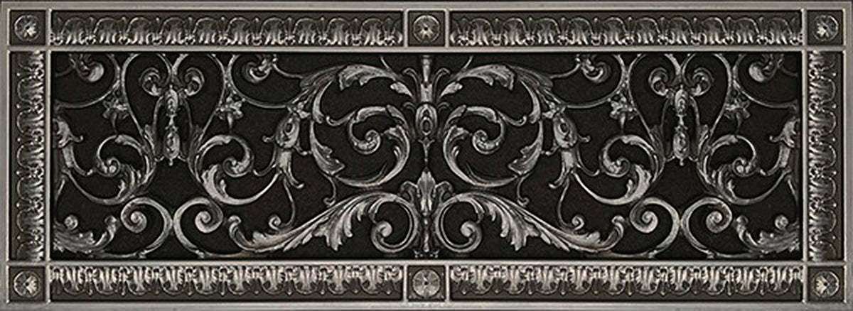 Louis XIV style vent cover made by Beaux-Arts for a 6"x20" duct