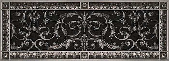 Louis XIV style vent cover made by Beaux-Arts for a 6"x20" duct