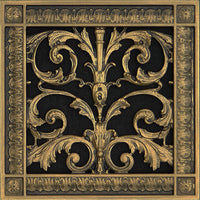 Louis XIV style decorative vent cover for an 8"x8" duct by Beaux-Arts