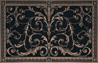 French Style-Louis XIV Grille:  Covers a 12"x20" Duct/Opening | Vent Cover