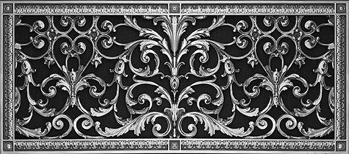 French Style-Louis XIV Grille:  Covers a 12"x30" Duct/Opening | Vent Cover