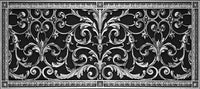 French Style-Louis XIV Grille:  Covers a 12"x30" Duct/Opening | Vent Cover