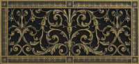 French Style-Louis XIV Grille:  Covers an 8"x20" Duct/Opening | Vent Cover