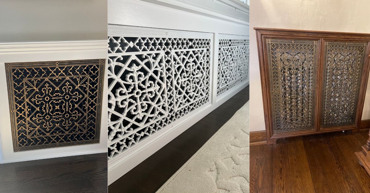 Radiator Cabinet Grilles | Decorative Grille | Custom Cabinet – Beaux ...