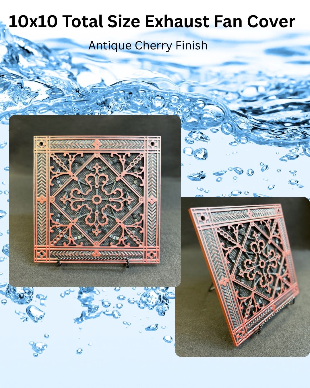Exhaust Fan Cover | Craftsman Style Decorative Bathroom Fan Cover