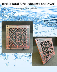 Exhaust Fan Cover | Craftsman Style Decorative Bathroom Fan Cover