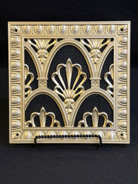 Exhaust Fan Cover | Empire Style Decorative Bathroom Fan Cover | 10x10