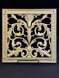 French Style-Louis XIV Grille:  Covers a 12"x12" Duct/Opening | Vent Cover