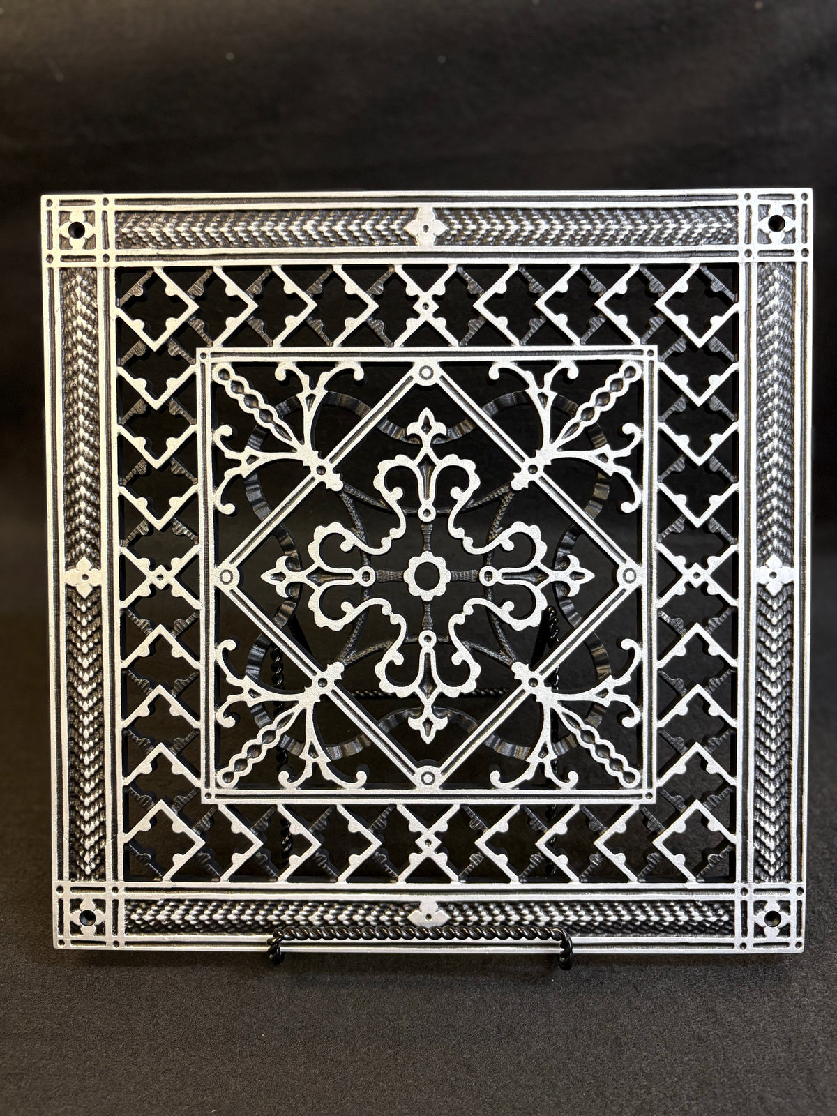 Craftsman Style Grille:  Covers a 12"x12" Duct/Opening | Vent Cover