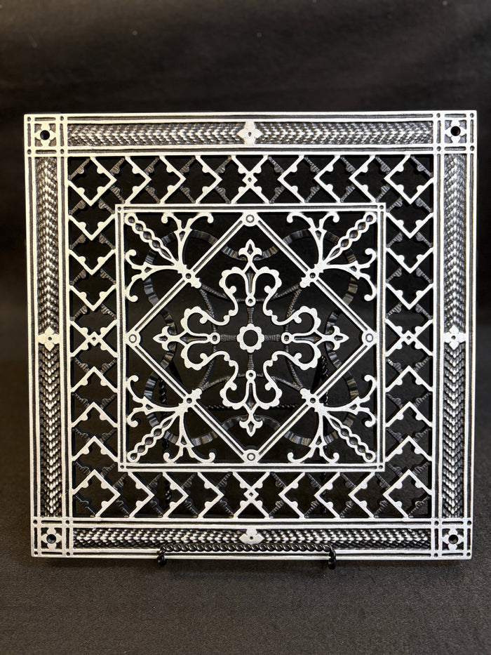 Craftsman Style Grille:  Covers a 12"x12" Duct/Opening | Vent Cover