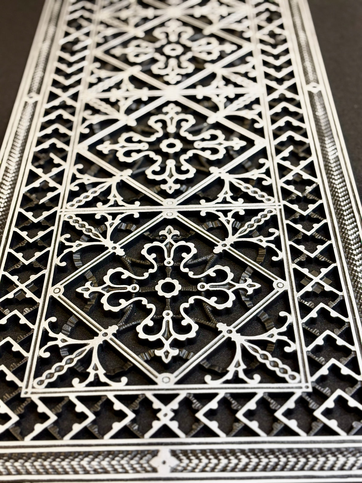 Craftsman Style Grille:  Covers a 12"x36" Duct/Opening | Vent Cover
