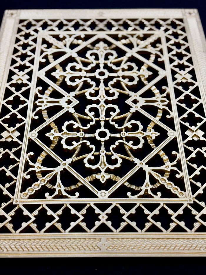 Craftsman Style Grille:  Covers a 14"x20" Duct/Opening | Vent Cover