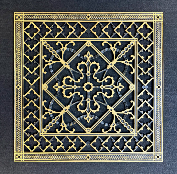 Craftsman Style Grille:  Covers an 18"x18" Duct/Opening | Vent Cover