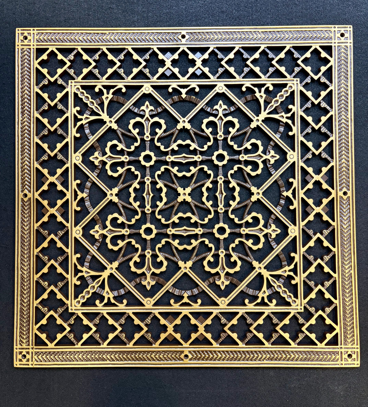 Craftsman Style Grille:  Covers a 20"x20" Duct Opening | Vent Cover
