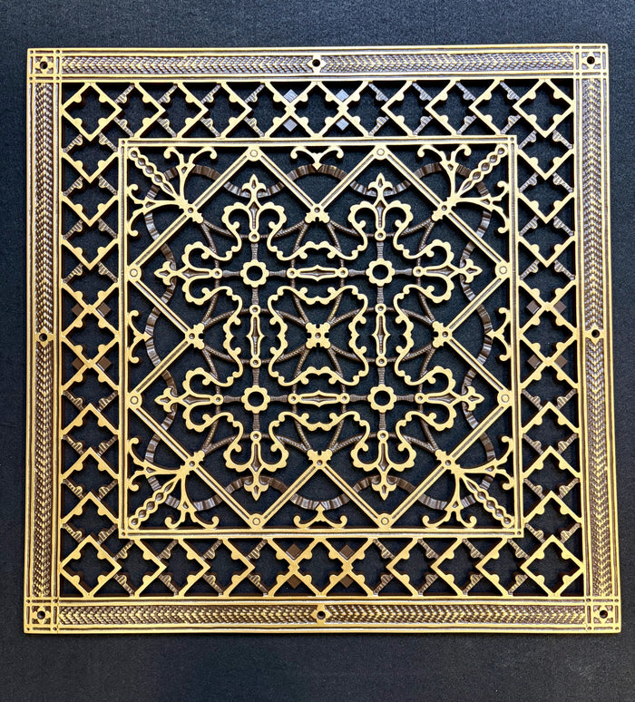 Craftsman Style Grille:  Covers a 20"x20" Duct Opening | Vent Cover