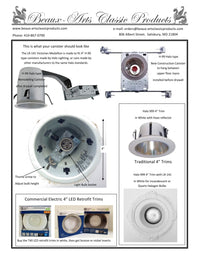 Recessed Light Covers | Victorian Medallion for 4" Canister (LR-141)