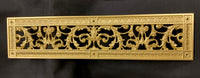 French Style-Louis XIV Style Grille:  Covers a 4"x24" Duct/Opening | Vent Cover