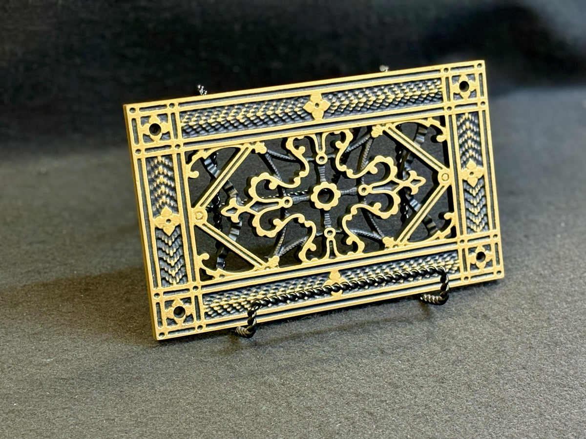 Craftsman Style Grille:  Covers a 4"x6" Duct/Opening | Vent Cover