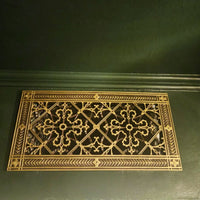 Craftsman Style Grille:  Covers a 6"x14" Duct/Opening | Vent Cover