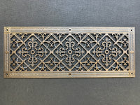 Craftsman Style Grille:  Covers an 8"x24" Duct/Opening | Vent Cover