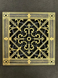 Craftsman Style Grille:  Covers an 8"x 8" Duct/Opening | Vent Cover