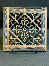 Craftsman Style Grille:  Covers an 8"x 8" Duct/Opening | Vent Cover