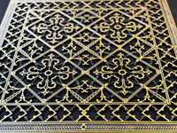 Craftsman Style Grille:  Covers a 24"x24" Duct/Opening | Vent Cover