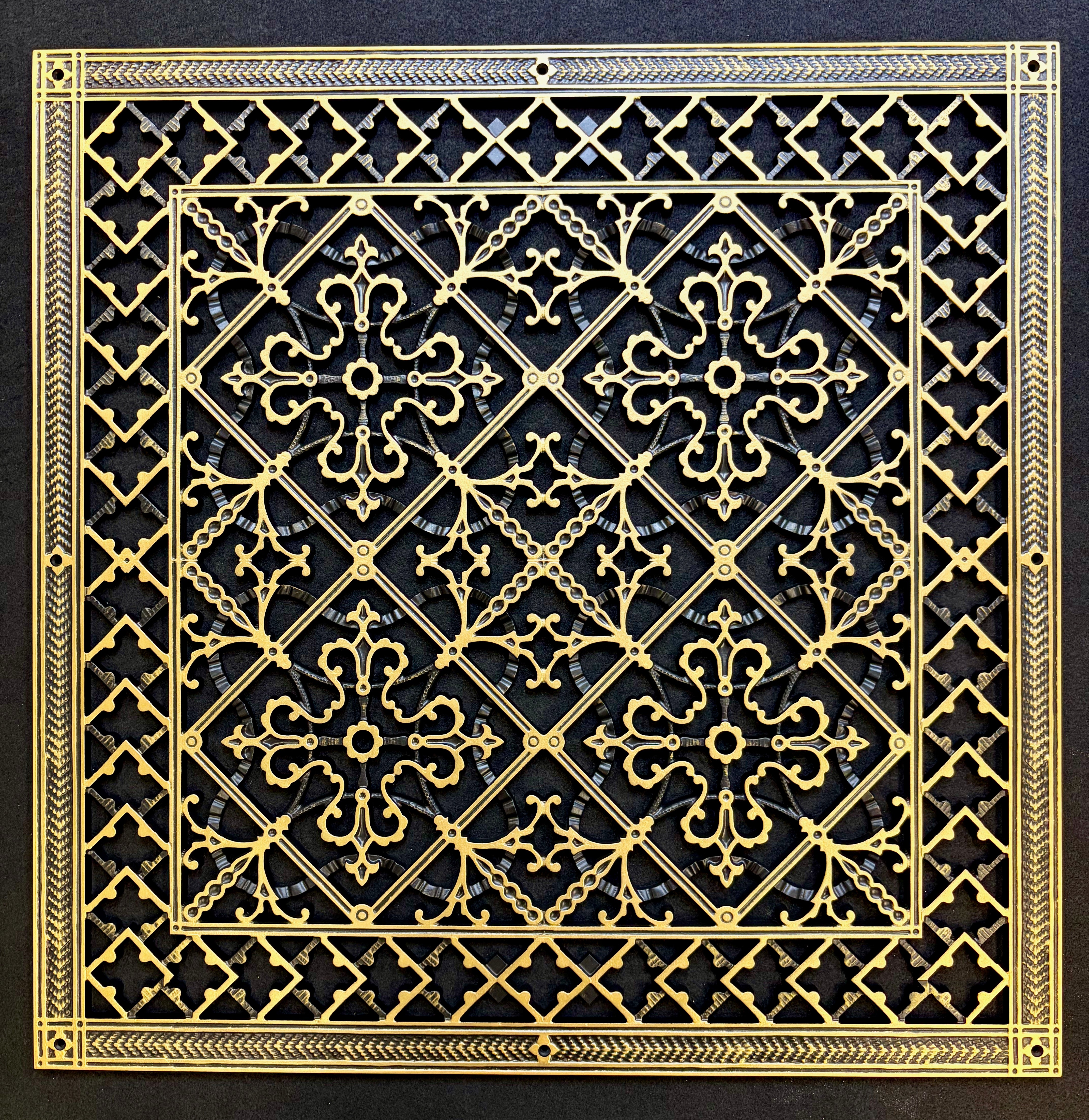 Craftsman Style Grille: Covers a 24