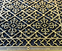 Craftsman Style Grille:  Covers a 24"x36" Duct/Opening | Vent Cover