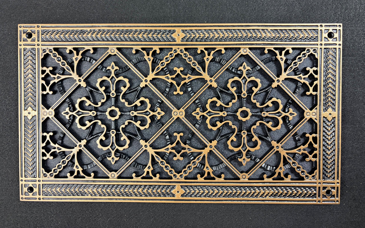 Exterior Foundation Vent Cover| Non-Vented | Craftsman| Louis XIV