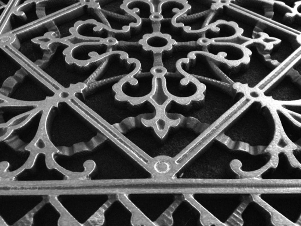 close up of Craftsman style grille | Beaux-Arts Vent cover 