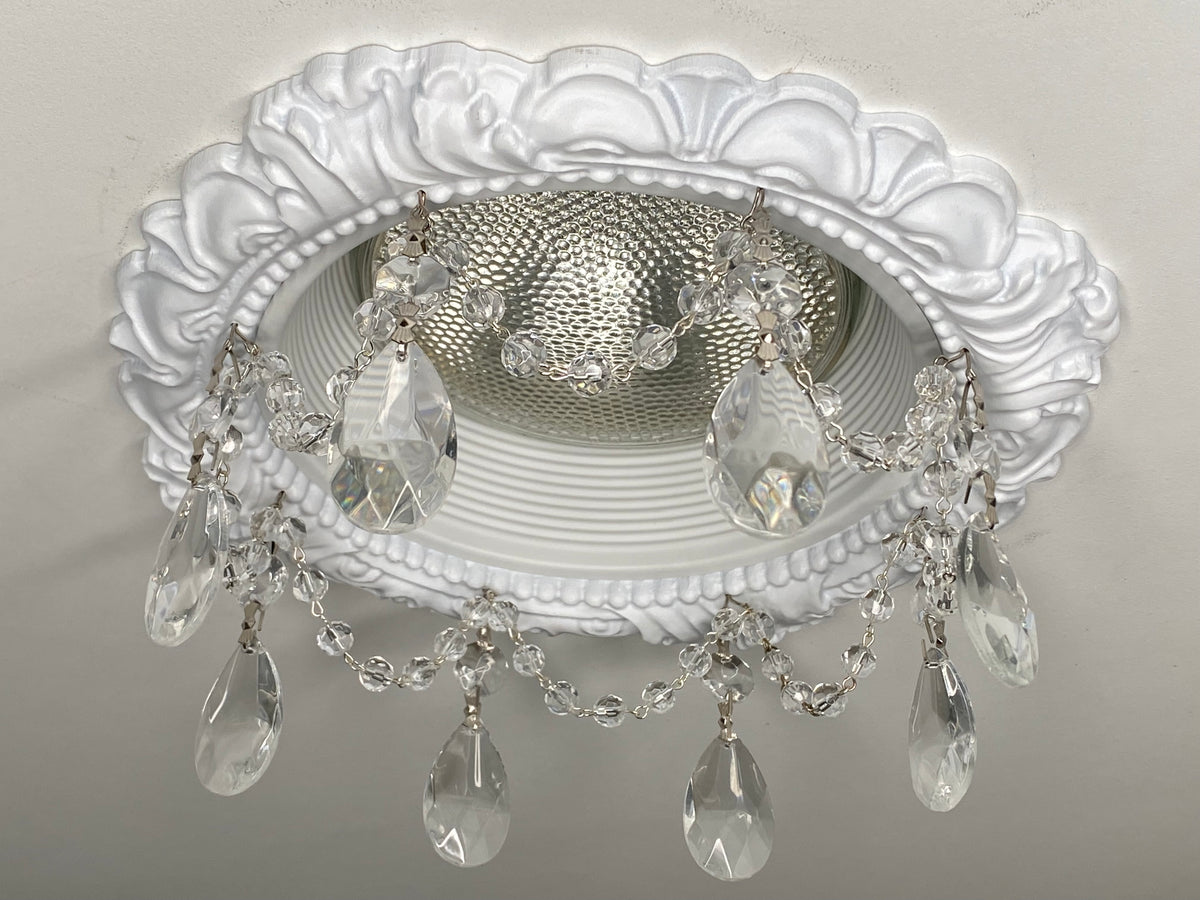 Recessed Light Chandelier Add On | Crystals