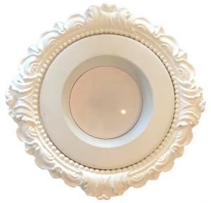 Recessed light cover for 4" cans by Beaux-Arts Classic Products | Victorian Medallion