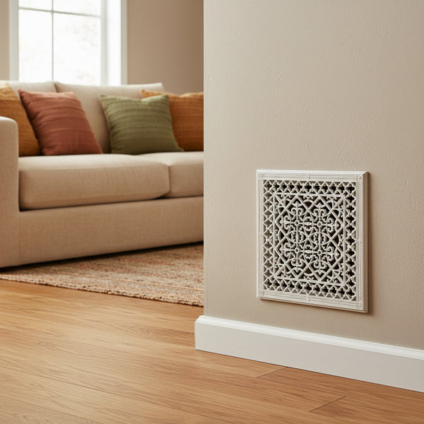 Magnetic Return Air Grille for a 20x20 Filter