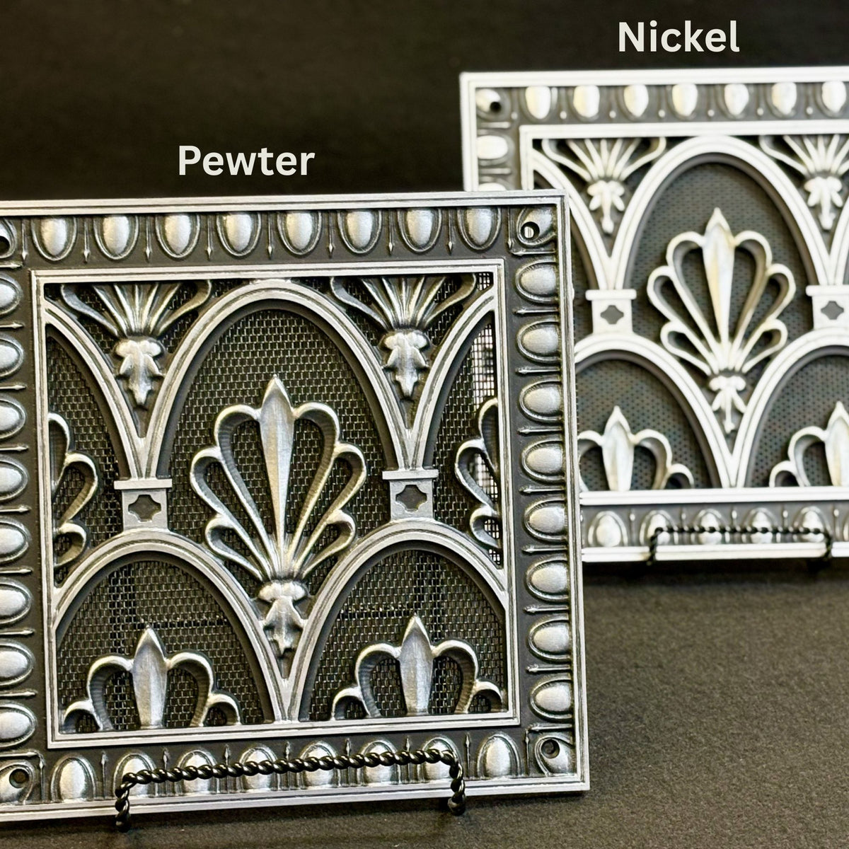 Exhaust Fan Cover | Empire Style Decorative Bathroom Fan Cover | 10x10