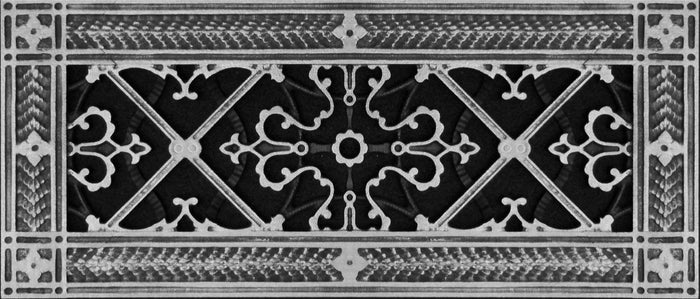 Vent Cover in nickel | Craftsman style | Beaux-Arts classic products 