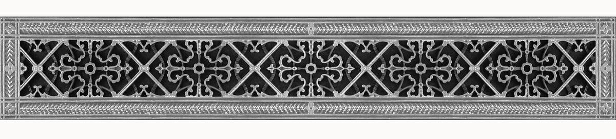 Craftsman Style Grille:  Covers a 4"x36" Duct/Opening | Vent Cover