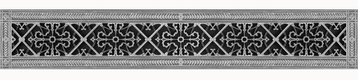 Craftsman Style Grille:  Covers a 4"x36" Duct/Opening | Vent Cover