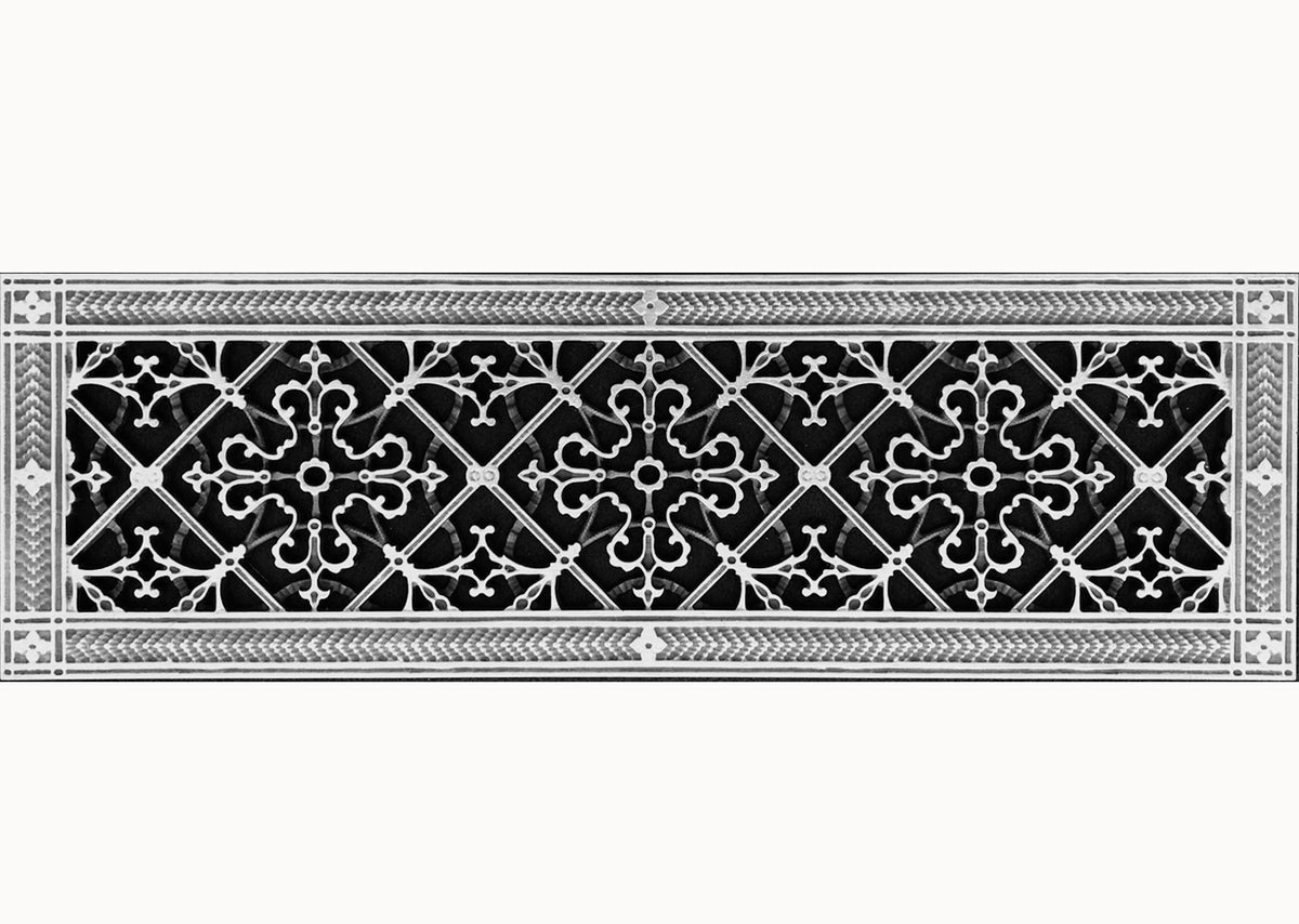 Craftsman Style Grille:  Covers a 6"x24" Duct/Opening | Vent Cover