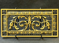 French Style-Louis XIV Grille:  Covers a 4"x10" Duct/Opening | Vent Cover