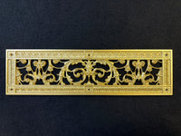 French Style-Louis XIV Grille:  Covers a 4"x20" Duct/Opening | Vent Cover