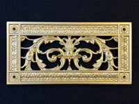 French Style-Louis XIV Grille:  Covers a 4"x10" Duct/Opening | Vent Cover
