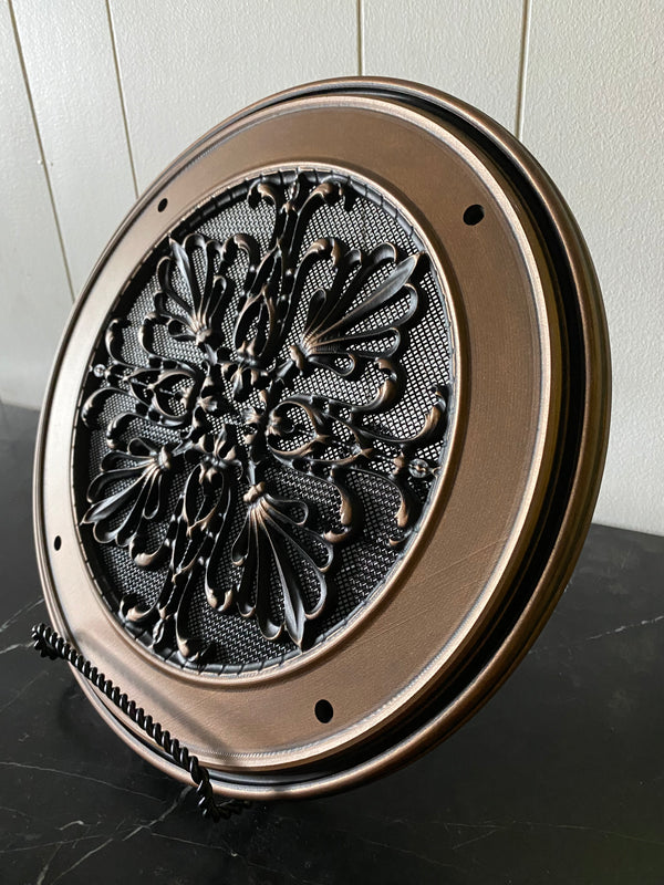 profile picture of large beaux-arts speaker cover grille - 10" in dark bronze
